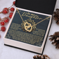 To My Daughter Necklace, Daddy To Daughter Necklace, Valentine For Daughter From Dad, Valentines From Dad To Daughter