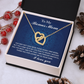 To My Bonus Mom Necklace, To My Bonus Mom On My Wedding Day, Necklace Mom And Daughter, Gifts For Mom On Mother's Day