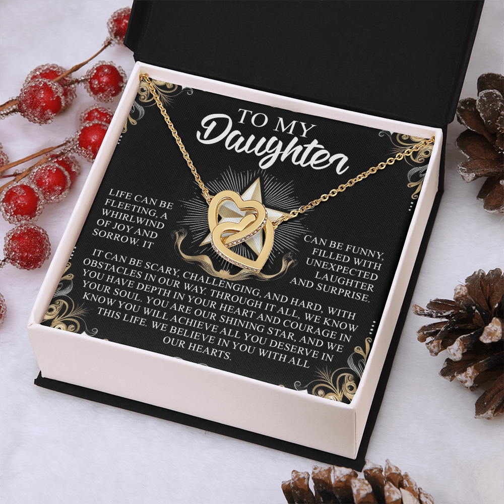To My Daughter Necklace, Jewelry For Daughter From Mom, Gift For Adult Daughter, Gift For My Daughter