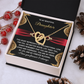To My Beautiful Daughter Necklace, For My Daughter From Dad, Daughter Gifts From Mom, Gifts For Grown Daughter