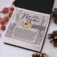 To My Wonderful Mom Necklace, Xmas Gift For Mom From Son, Jewelry Mom From Daughter, Mothers Day Gifts For Mom Spanish