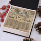 To My Daughter Necklace, Necklace For Daughter From Dad, Father Daughter Necklace Gold, Daddy Loves You Daughter Gift