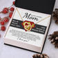 To My Loving Mom Necklace, Jewelry Mother Day Gift, I Love My Mom Necklace, Gifts For Mexican Moms, Birthday Gift Boyfriends Mom