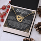 To My Daughter Necklace, For My Daughter From Dad, Daughter Gift From Dad, Daughter Necklaces From Mom