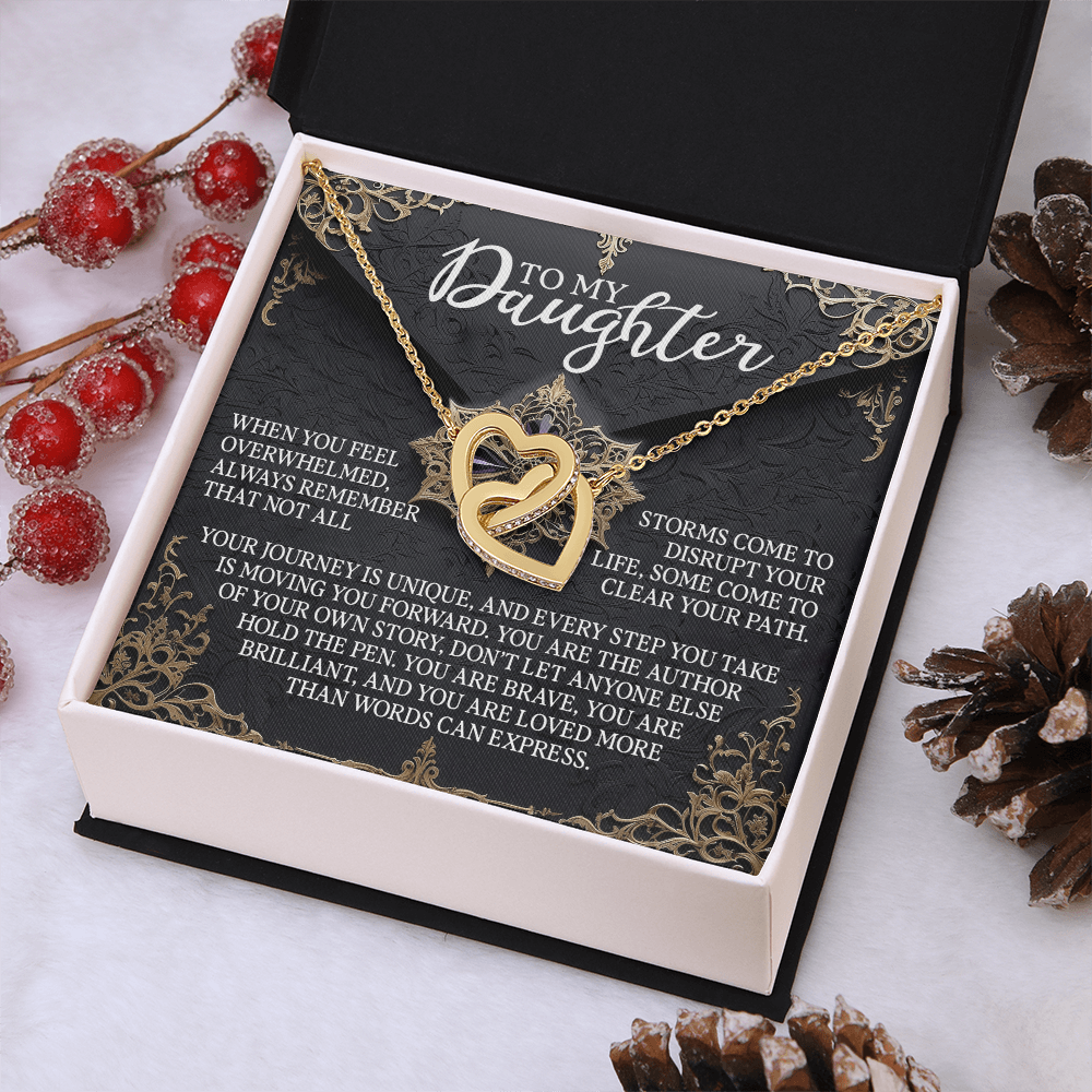 To My Daughter Necklace, For My Daughter From Dad, Daughter Gift From Dad, Daughter Necklaces From Mom