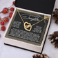 To My Bonus Daughter Necklace, My Daughter Gifts From Mom, Gifts From Dad To Daughter, Necklace For Daughter And Mom