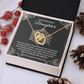 To My Beautiful Daughter Necklace, Matching Necklaces For Mom And Daughter, Adult Daughter Birthday Gifts, To My Daughter From Dad