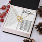 To My Daughter Necklace, To My Daughter From Mom, Fathers Day Gifts From Daughter Necklace, Valentines Gift Daughter From Dad