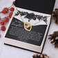 To My Daughter Necklace, Adult Daughter Valentine Gift, Valentines Gifts For My Daughter, Girls Necklace From Dad