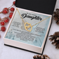 To My Sweet Daughter Necklace, Father And Daughter Necklace, Valentines Day For Adult Daughter Necklace, Necklace For My Daughter