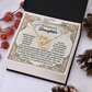 To My Beautiful Daughter Necklace, Necklace For Daughter From Dad, Mother And Daughter Jewelry, Jewelry For Daughter From Dad