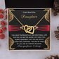 To My Beautiful Daughter Necklace, For My Daughter From Dad, Daughter Gifts From Mom, Gifts For Grown Daughter