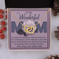 To My Wonderful Mom Necklace, Mom Necklace For Mothers Day, Mom Jewelry Gifts From Daughter, Gifts To Mom From Daughter