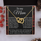 To My Mum Necklace, Mom Daughter Mother Day Gift, To My Mom From Your Loving Child Necklace, Mothers Day Gifts For Mom Mexican