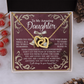 To My Amazing Daughter Necklace, For My Daughter Necklace, Daughter Gifts From Mom, For My Daughter From Mom