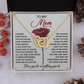 To My Mom Necklace, Jewelry Mother Day Gift, I Love My Mom Necklace, Gifts For Mexican Moms, Birthday Gift Boyfriends Mom