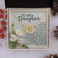 To My Daughter Necklace, Necklace For Daughter From Dad, Gifts From Mom To Daughter, Necklace For Daughter From Mom