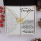 To My Daughter Necklace, To My Daughter From Mom, Fathers Day Gifts From Daughter Necklace, Valentines Gift Daughter From Dad
