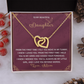 To My Beautiful Daughter Necklace, Daughter Necklace From Dad, Christmas Gift For Adult Daughter, Daughter Necklaces From Mom