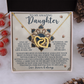 To My Amazing Daughter Necklace, Valentine Gifts For My Daughters, Valentine Ideas For Adult Daughter, Daddy And Daughter Necklace