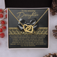To My Amazing Daughter Necklace, Mother Daughter Necklace Gold, Gifts For Daughter From Dad, Matching Necklaces For Mom And Daughter