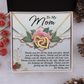 To My Mom Necklace, Momma Necklaces For Wome, Mothers Necklace Gifts For Mom From Daughtern, Valentines Day Gifts For Mom Spanish