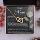 To My Mom Necklace, Message Card Birthday Necklace, Mom Gift Sterling Silver Necklace, Mothers Day Necklace Mom