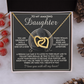 To My Amazing Daughter Necklace, Daughter Necklace From Mom, Christmas Gift For Adult Daughter, Daughter Necklace From Mom