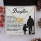 To My Badass Daughter Necklace, To My Badass Daughter Necklace, To My Badass Daughter Crown Necklace, To My Daughter From Dad