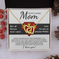To My Loving Mom Necklace, Jewelry Mother Day Gift, I Love My Mom Necklace, Gifts For Mexican Moms, Birthday Gift Boyfriends Mom