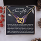 To My Badass Daughter Necklace, Necklace For My Daughter, Mom And Daughter Gifts, Necklaces For Daughter From Dad