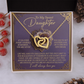 To My Sweet Daughter Necklace, To My Daughter From Dad, Mother And Daughter Jewelry, To My Daughter From Mom