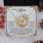 To My Mom Necklace, Mothers Day Gifts Mom, Mother Day Gift Mom Necklace, Christma Mom Gift From Daughter, Gift Mom Mother Necklace Pendant