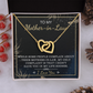 To My Mother-In-Law Necklace, Birthday Gifts For Mother In Law From Daughter In Law, Birthday Gifts For Mother In Law From Son In Law