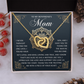 To My Boyrfriend's Mom Necklace, Boyfriends Mom Mothers Day Gift, Christmas Presents For Bf Mom, Christmas Gifts For Bfs Mom