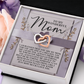 To My Wonderful Mom Necklace, Xmas Gift For Mom From Son, Jewelry Mom From Daughter, Mothers Day Gifts For Mom Spanish