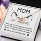 To My Mom Necklace, Message Card Necklace Gift To Mom, Gifts For Your Mom From Daughter, Gifts For Moms From Daughters