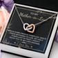 To My Mother-In-Law Necklace, Birthday Gifts For Mother In Law From Daughter In Law, Birthday Gifts For Mother In Law From Son In Law