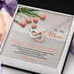 To My Mom Necklace, Message Card Birthday Necklace, Mom Gift Sterling Silver Necklace, Mothers Day Necklace Mom