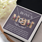 To My Loving Bonus Mom Necklace, Necklace For Mom And Daughters, To Mom From Son Necklace, Young Mom Gift Ideas