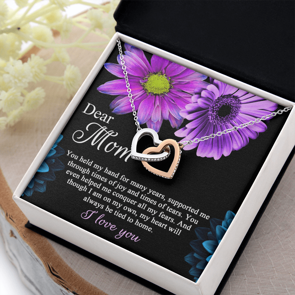 Dear Mom Necklace, To The Best Mom In The World Necklace, Christmas Gifts For Hispanic Mom, Birthday Mom From Daughter