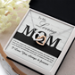 To My Loving Mom Necklace, Mothers Day Gifts Mom, Mother Day Gift Mom Necklace, Christma Mom Gift From Daughter, Gift Mom Mother Necklace Pendant