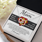 To My Loving Mom Necklace, Jewelry Mother Day Gift, I Love My Mom Necklace, Gifts For Mexican Moms, Birthday Gift Boyfriends Mom