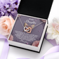 To My Daughter Necklace, Daughter Necklace From Daddy, Daughter Gifts From Mom And Dad, Necklace For My Daughter