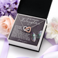 To My Beautiful Daughter Necklace, Daughter Necklace From Daddy Heart, My Daughter Is My Valentine, Father Daughter Gifts Necklace