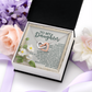 To My Daughter Necklace, Necklace For Daughter From Dad, Gifts From Mom To Daughter, Necklace For Daughter From Mom