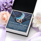 To My Beautiful Daughter Necklace, Dad Necklace For Daughter, My Daughter Necklace From Mom, Dad To Daughter Necklace I Love You