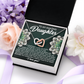 To An Amazing Daughter Necklace, Jewelry For Daughter From Dad, Daughter Gifts From Mom And Dad, For My Daughter Necklace