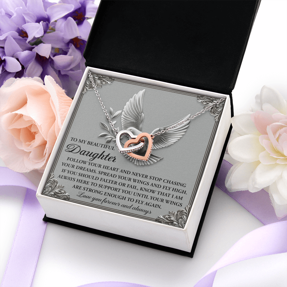 To My Beautiful Daughter Necklace, Birthday Card For Adult Daughter, Adult Daughter Birthday Gifts, Bonus Daughter Gifts Unique