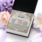 To My Beautiful Daughter Necklace, Necklace For Daughter From Dad, Mother And Daughter Jewelry, Jewelry For Daughter From Dad